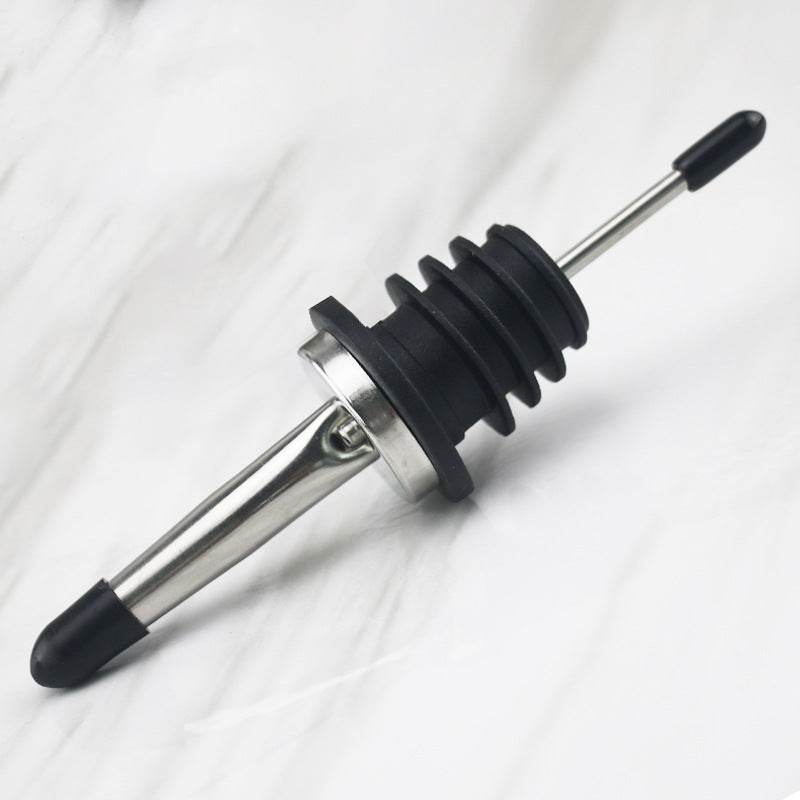 Stainless Steel Wine Olive Oil Pourer Dispenser Spout Glass Bottle Pourer Cap Spout Stopper Mouth Dispenser Bartender - P12 Hub Europe