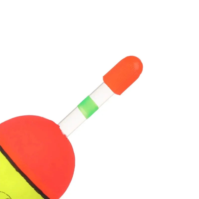 2/5/6Pcs EVA Luminous Fishing Night Float Light Stick Foam Plastic Bobber Sea Rock Fishing Floats Buoyancy Bobber