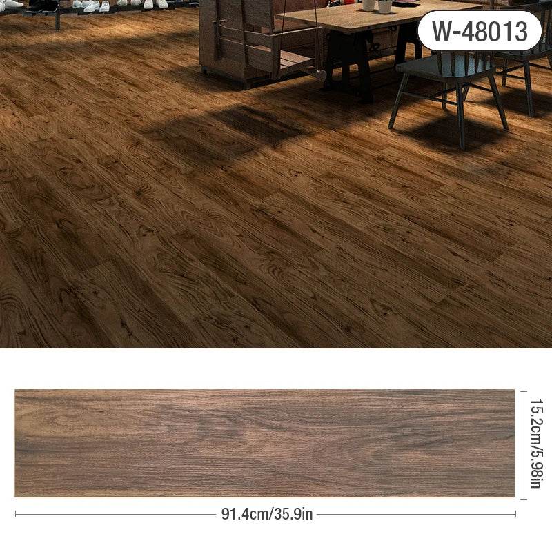 3D Self-Adhesive thick Wood Grain Floor sticker Wallpaper Modern Wall Sticker Waterproof Living Room Toilet Kitchen Home Decor - P12 Hub Europe