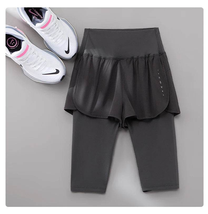 Women's 2-in-1 Running Skorts - P12 Hub Europe