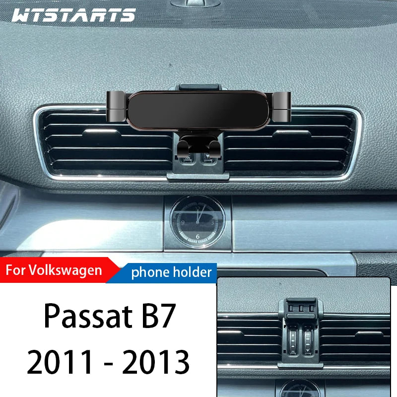 Car Phone Holder Mount Stand For Volkswagen Passat B7 B8 B9 2011-2022 Adjustable GPS Navigation Mobile Phone Bracket Accessories