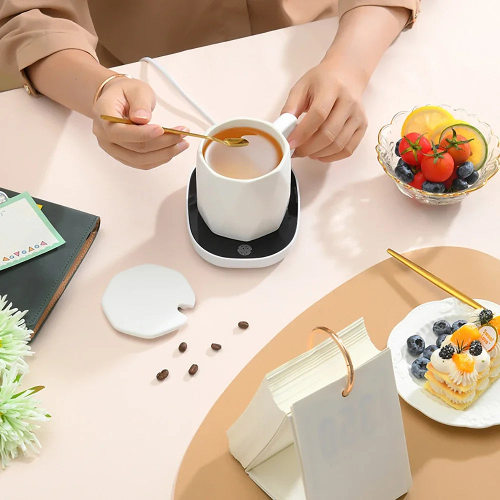 Constant Temperature USB Electric Heating Pad Cover 55°C Coffee Cup Thermal Insulation Heating Pad Flat Cup Thermal Pad
