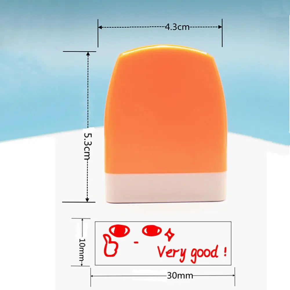 Kids Seal Photosensitive Chapter Children Toy Stamps Cartoon Stamps Reward Seal Encouragement Teaching stamp Commentary Stamp