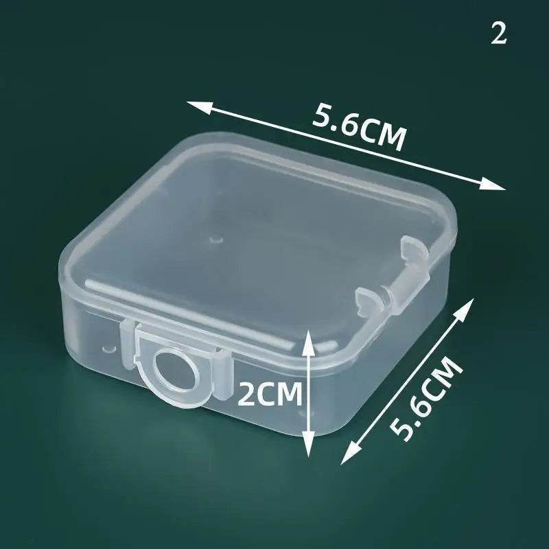 Mini Plastic Box Rectangular Box Translucent Box Packing Box Storage Box Dustproof Solid Strong Jewelry Storage Case Container - P12 Hub Europe