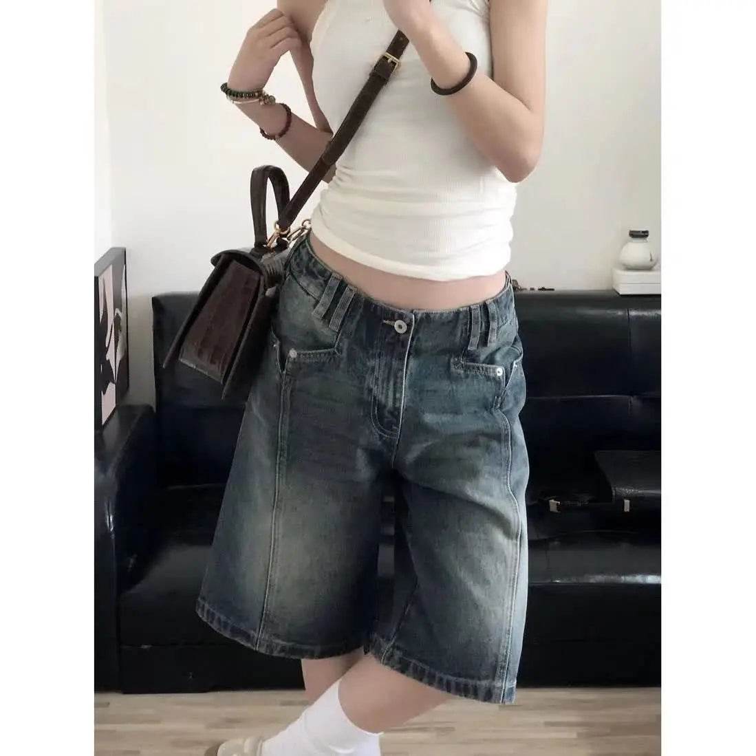 Vintage Women Denim Shorts - P12 Hub Europe