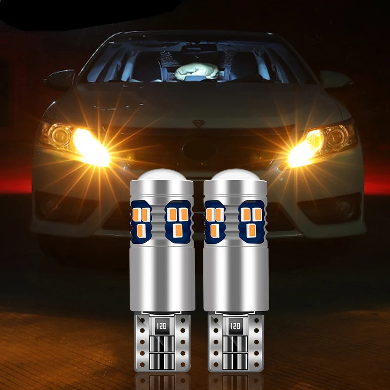 For Hyundai i10 i20 i30 i40 ix20 ix35 ix55 HB20 2pcs T10 LED Bulbs Car Clearance Lights Parking Lamps Width Bulbs Accessories