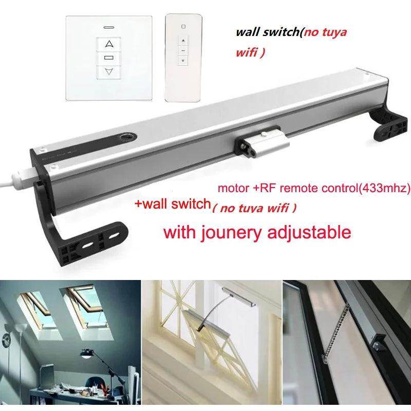 Smart Window Opener | WiFi, Zigbee, Adjustable - P12 Hub Europe