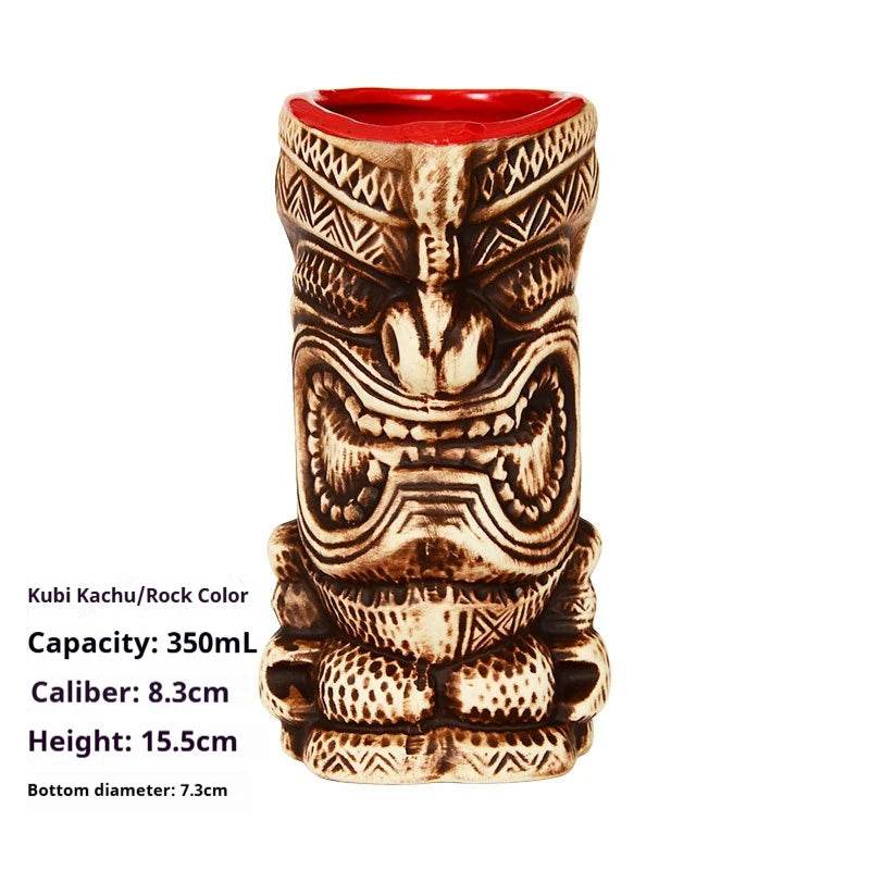 Personalized Hawaiian cocktail cups,tiki bar tiki cups,tiki mugs,creative cups, ceramic cups, zombie cups,drinkware - P12 Hub Europe