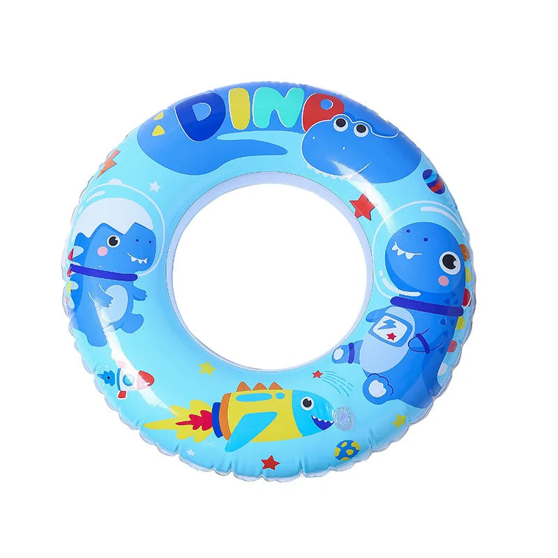 Inflatable Toys Kawaii Kuromi Swimming Ring Cartoon Cute Anti-rollover Kids' Floats Inflatable Baby Swimming Ring Kids Gift