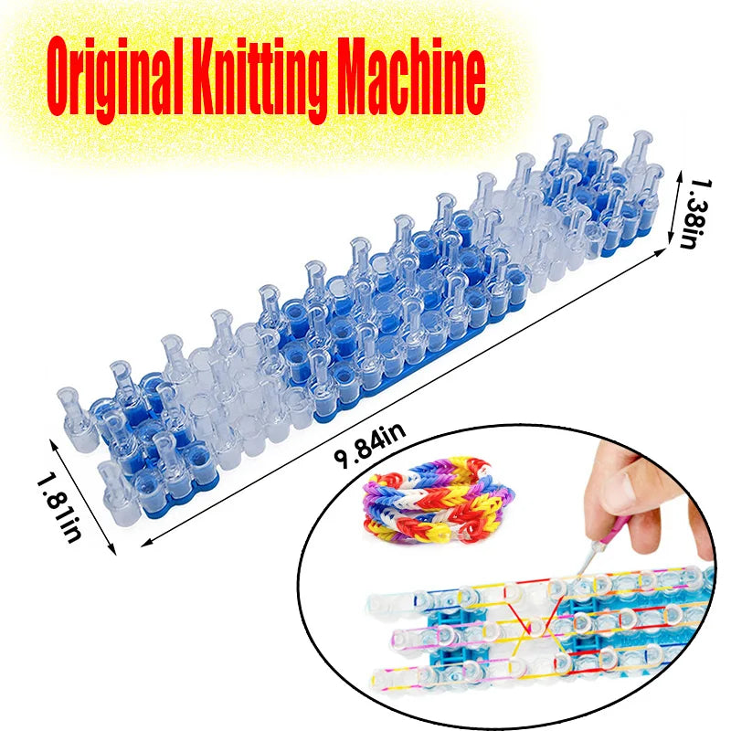 Pantone Color Western European Style Rubber Band Rainbow Knitting Machine Bracelets Loom Bands Arts & Crafts, DIY Toys