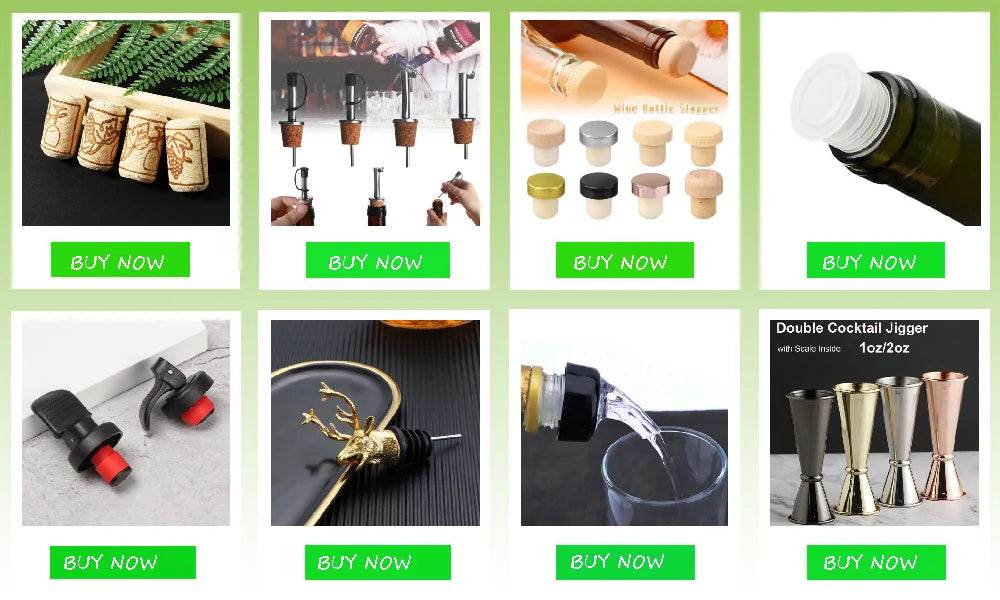 Silicone Champagne Wine Beer Bottle Cork Stopper Plug Wine Bottle Sealer Cap Stopper Bar Kitchen Tool Vacuum Sealed Sealer Plug - P12 Hub Europe
