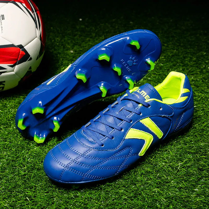 KELME MG Shoes Artificial Grass Slip-Resistant Men Soccer Shoes Training Sneakers Professional Football Boots 9242ZX1108