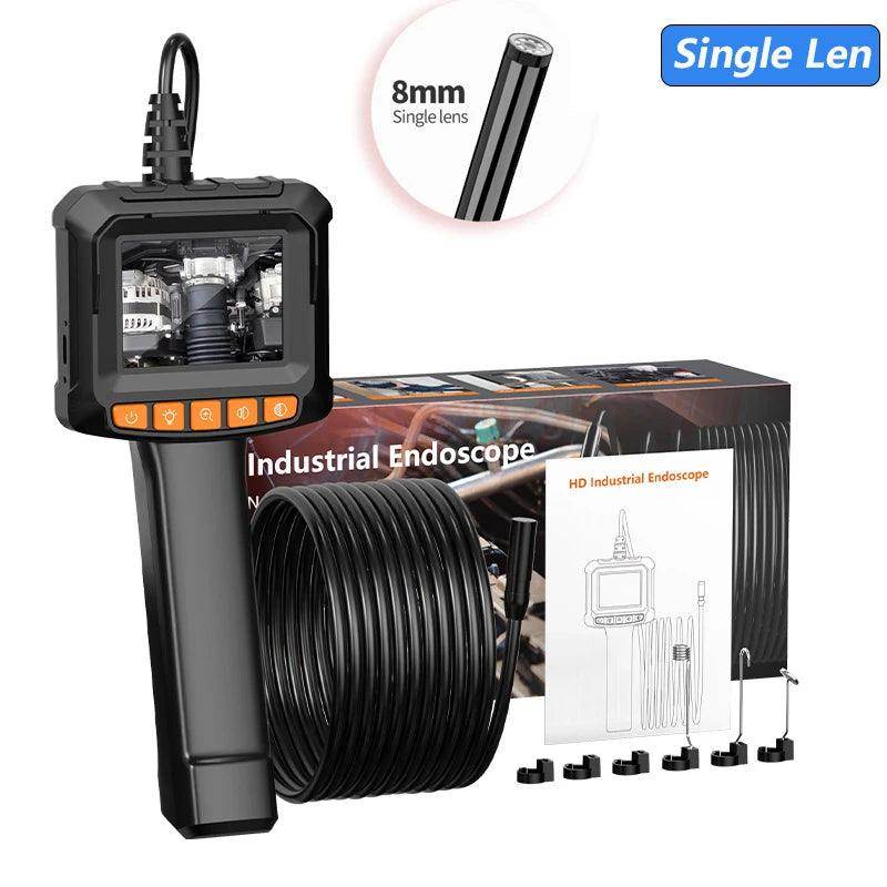 Borescope 8mm LCD Dual/Single Lens, 1080P, IP67, 1-10M - P12 Hub Europe