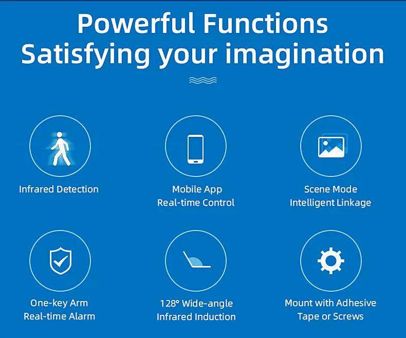 Sensor Motion Tuya PIR WiFi Smart - P12 Hub Europe