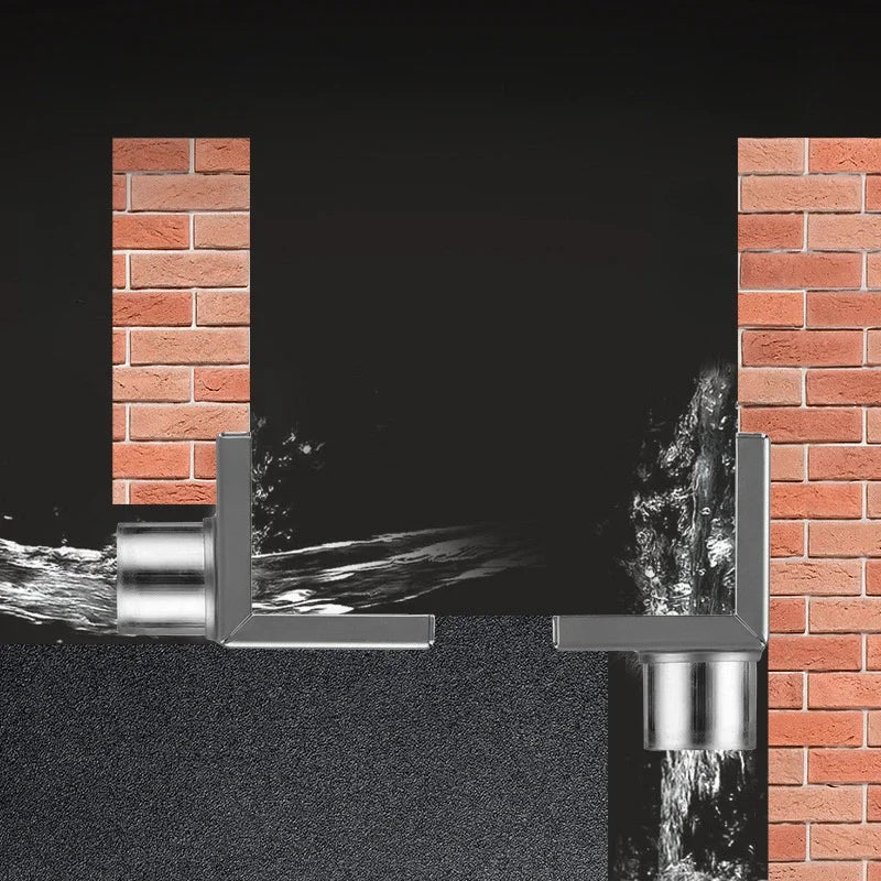 304 stainless steel rust proof outdoor L-shaped floor drain, same floor corner drainage floor drain,