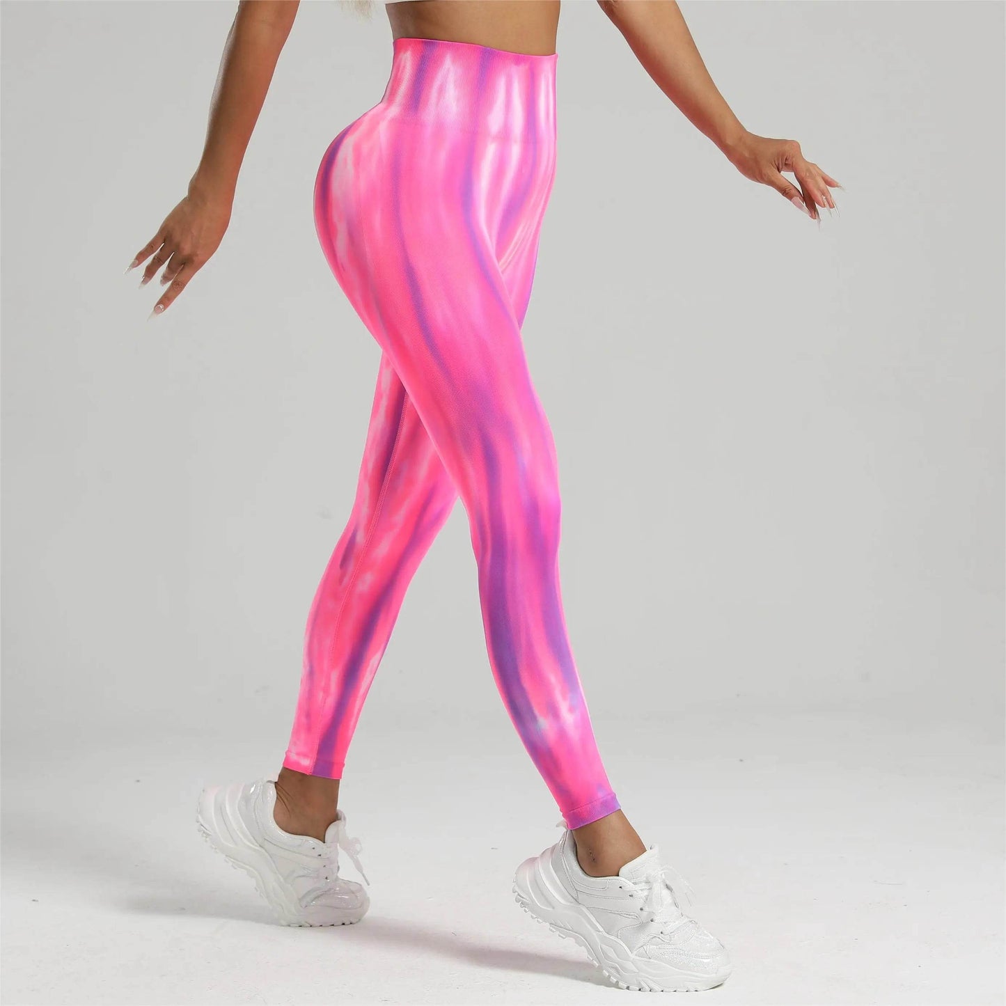Women's Tie-Dye Scrunch Leggings - P12 Hub Europe