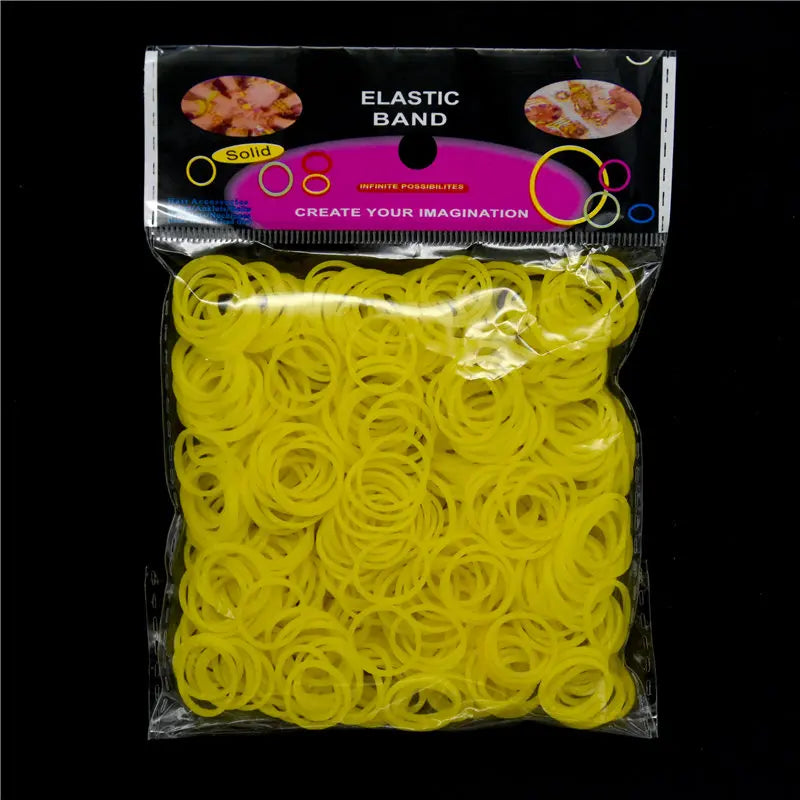 Pantone Color Western European Style Rubber Band Rainbow Knitting Machine Bracelets Loom Bands Arts & Crafts, DIY Toys