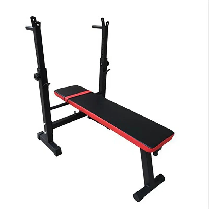New Folding Bench Sit-Up Board Indoor Barbell Rack Bench Press Squat Rack Bench Press Weight Barbell Rack SJ