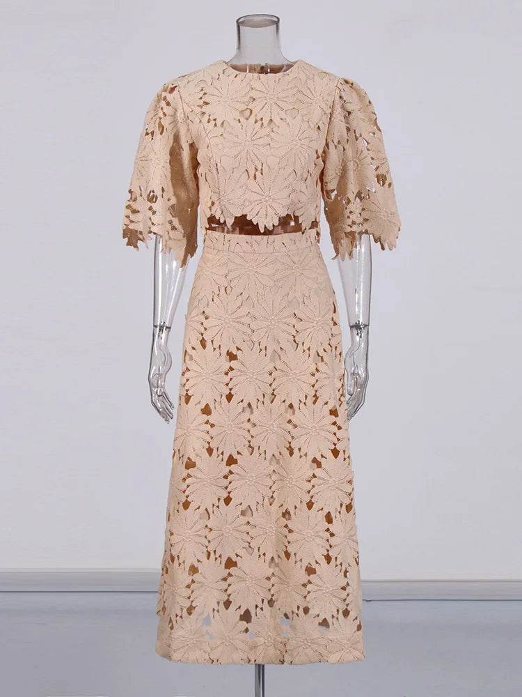 Solid Summer Skirt Suit - P12 Hub Europe