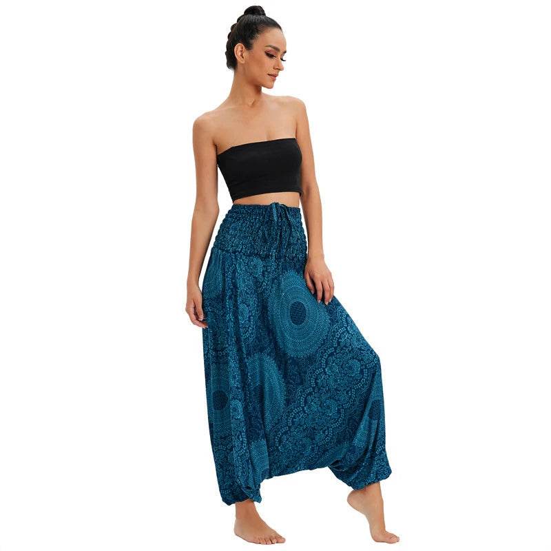 Women's Boho Harem Rayon Pants - P12 Hub Europe