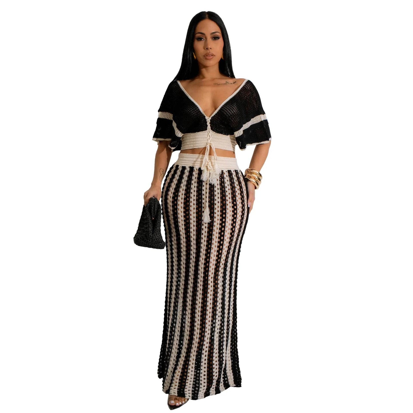 Knitted Vacation Dress Set - P12 Hub Europe