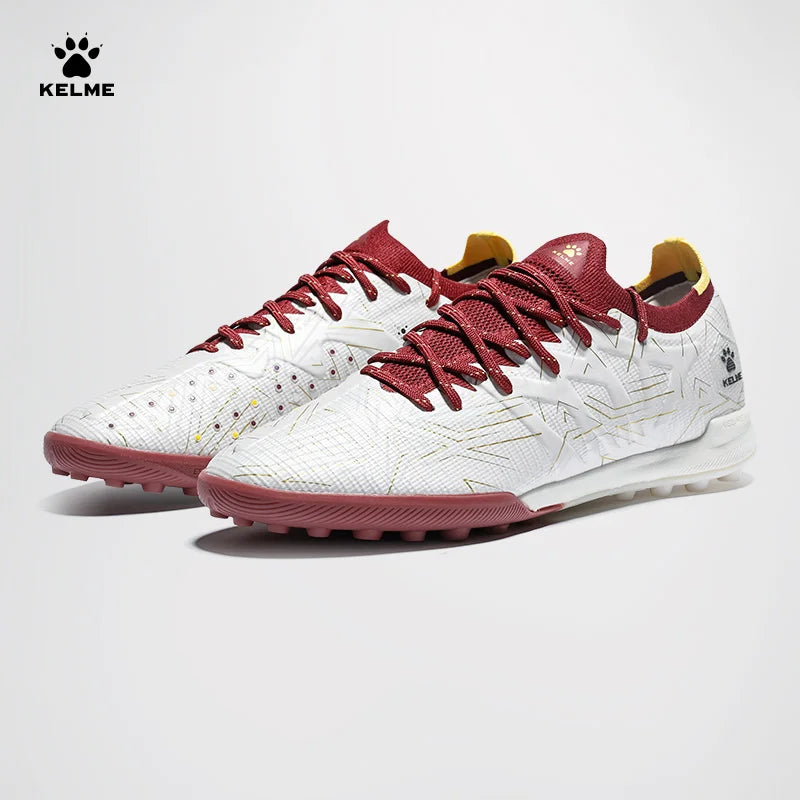KELME Adult Football Shoes Futsal Football Boot Artificial Turf Professional Carbon Plate TF Match Trainin Soccer shoes
