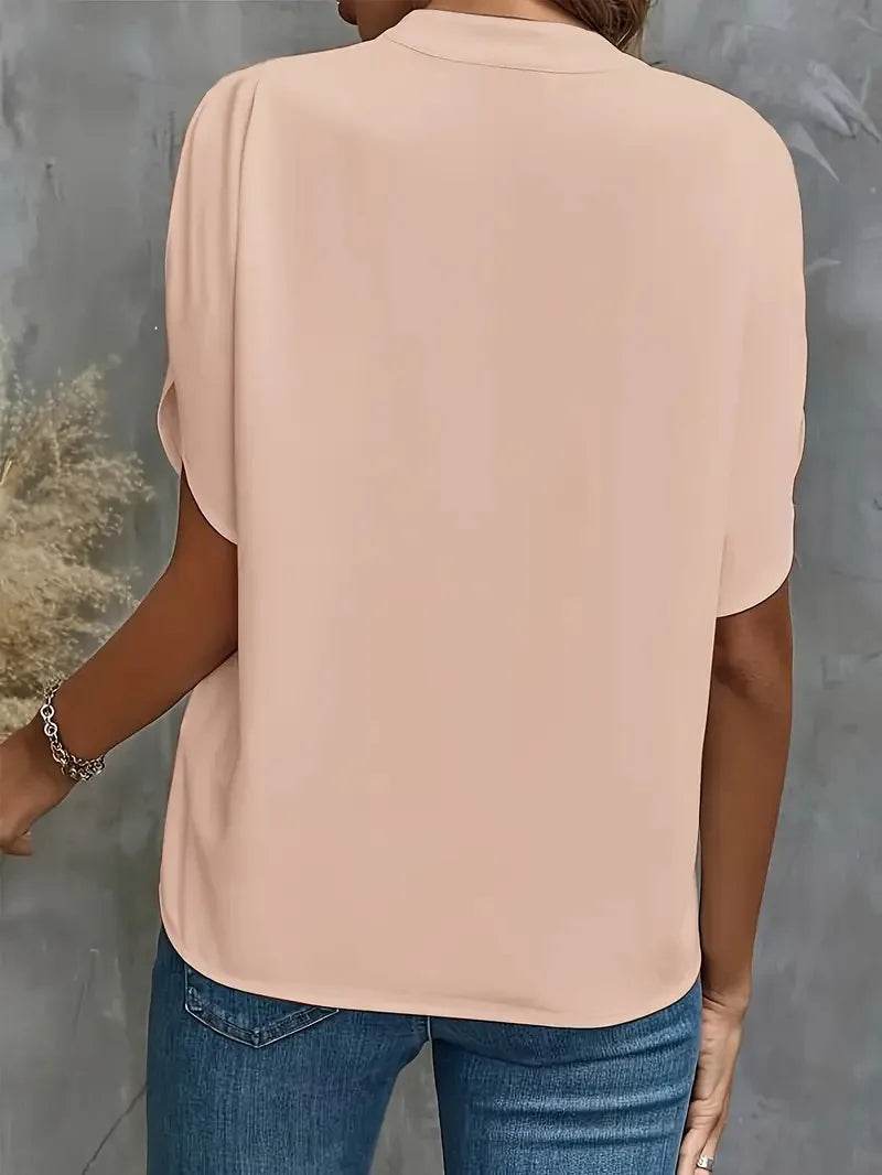 Summer Women's V-neck Blouse - P12 Hub Europe