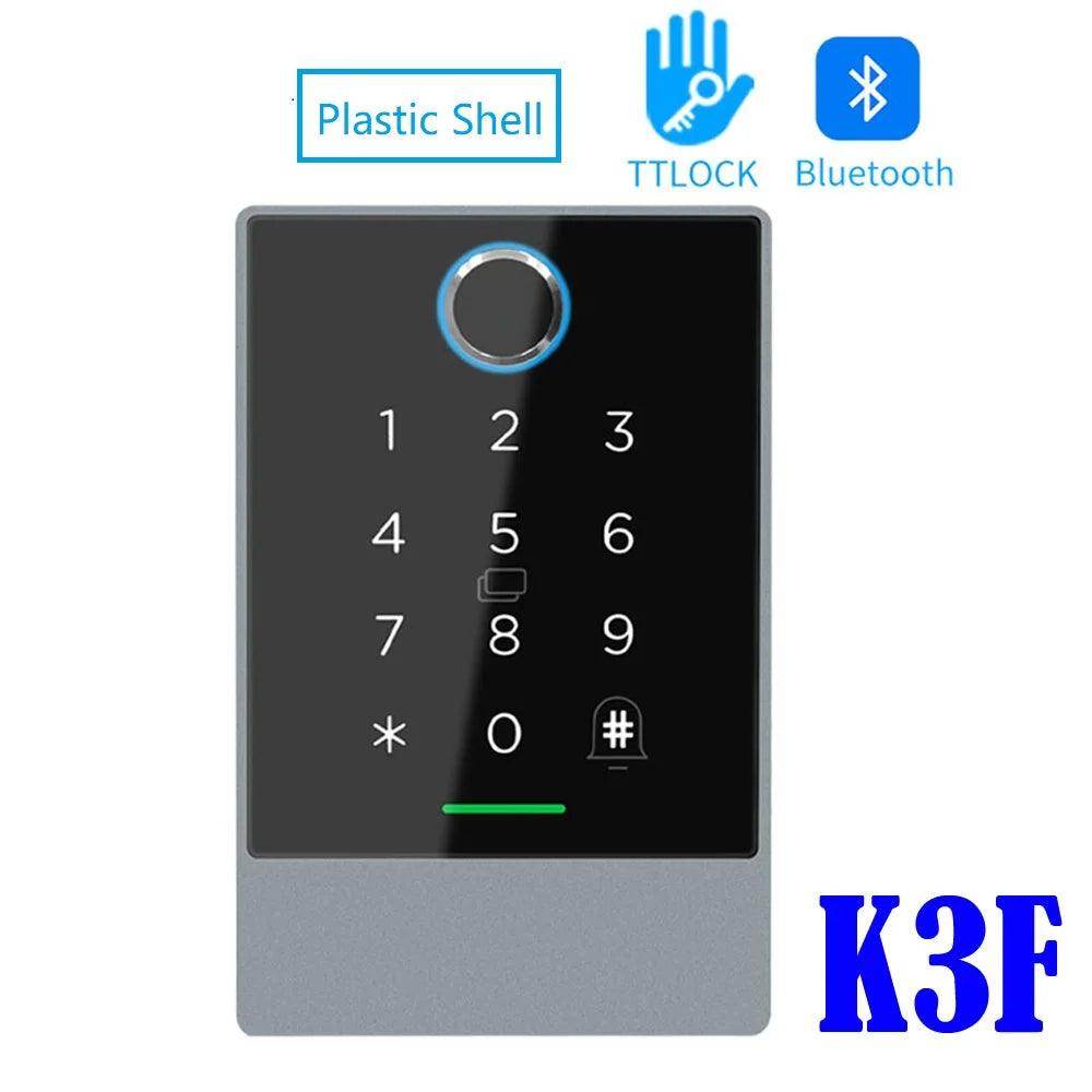Lock Bluetooth RFID Keypad | IP68, App Unlock, IC Card, Alexa/Google - P12 Hub Europe