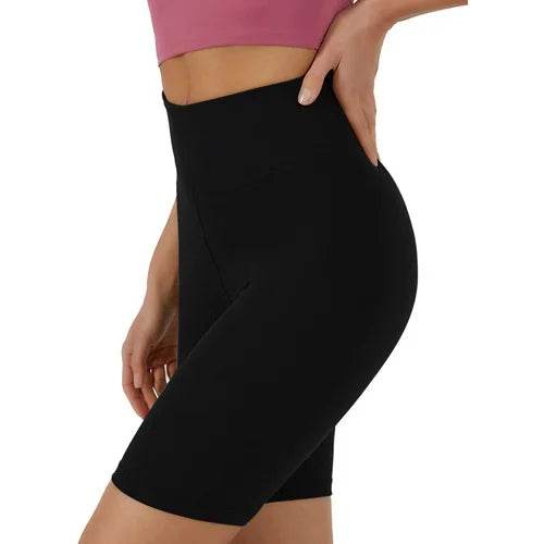 Women's High-Waist Yoga Shorts - P12 Hub Europe