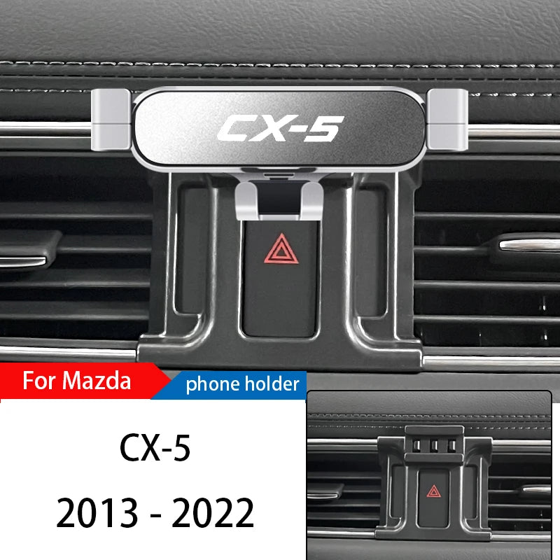 Car Phone Holder Mount Stand For Mazda CX-5 2013-2022 Adjustable GPS Navigation Mobile Phone Bracket Car Lnterior Accessories