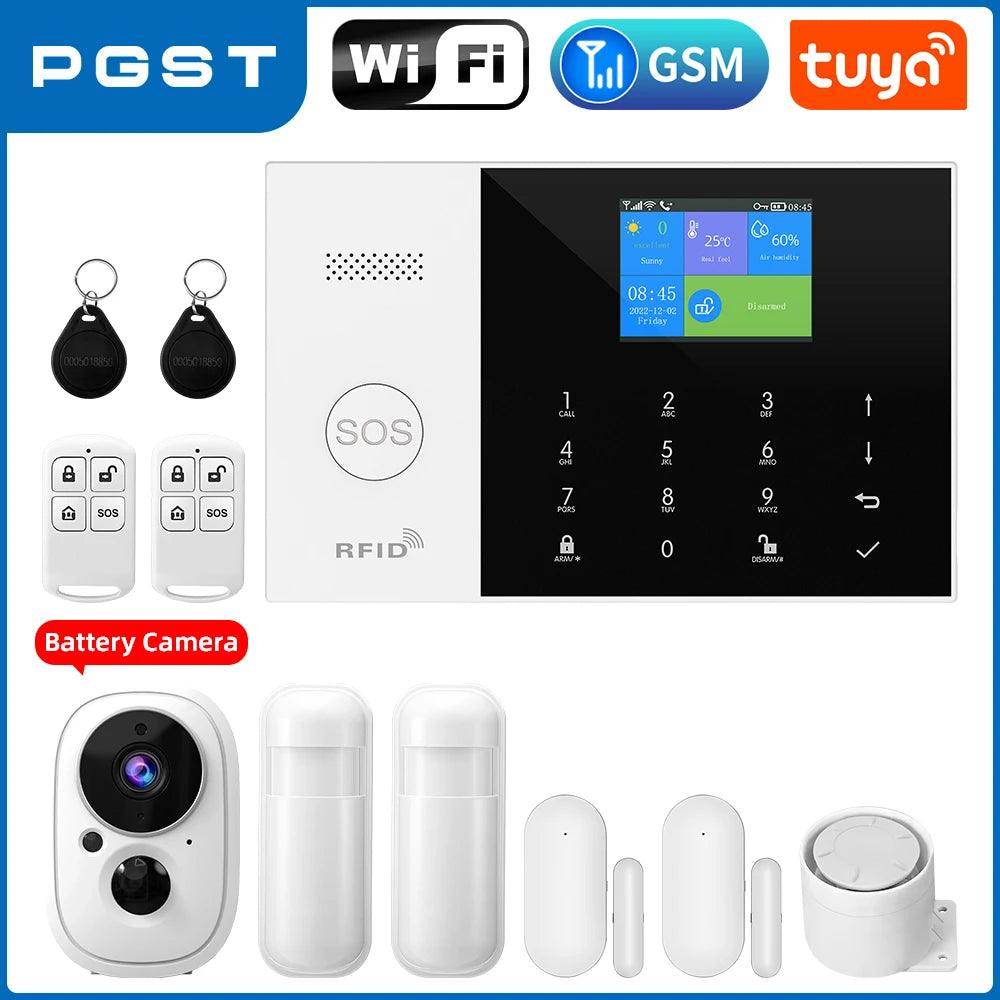 Alarm System Tuya GSM/WiFi | Wireless Home Security, Alexa, App - P12 Hub Europe