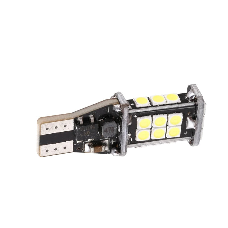 1Pc Error Free 921 912 T10 T15 W16W Led Reverse Light, 24Smd 3030 Led Bulb 1500 Lumens Extremly Bright For Car Led Backup Revers