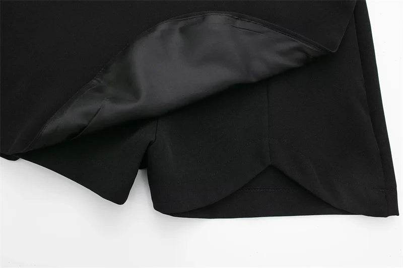 Black Mini Skort - P12 Hub Europe