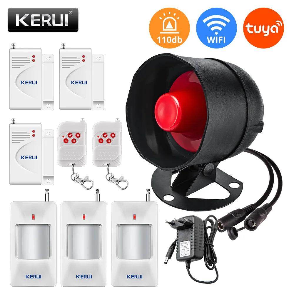 Alarm KERUI WiFi Smart 110dB - P12 Hub Europe