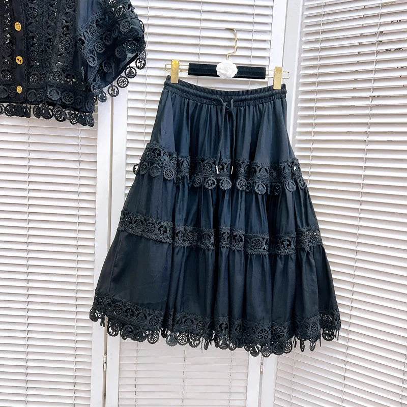 Hollow Out Skirt Set - P12 Hub Europe