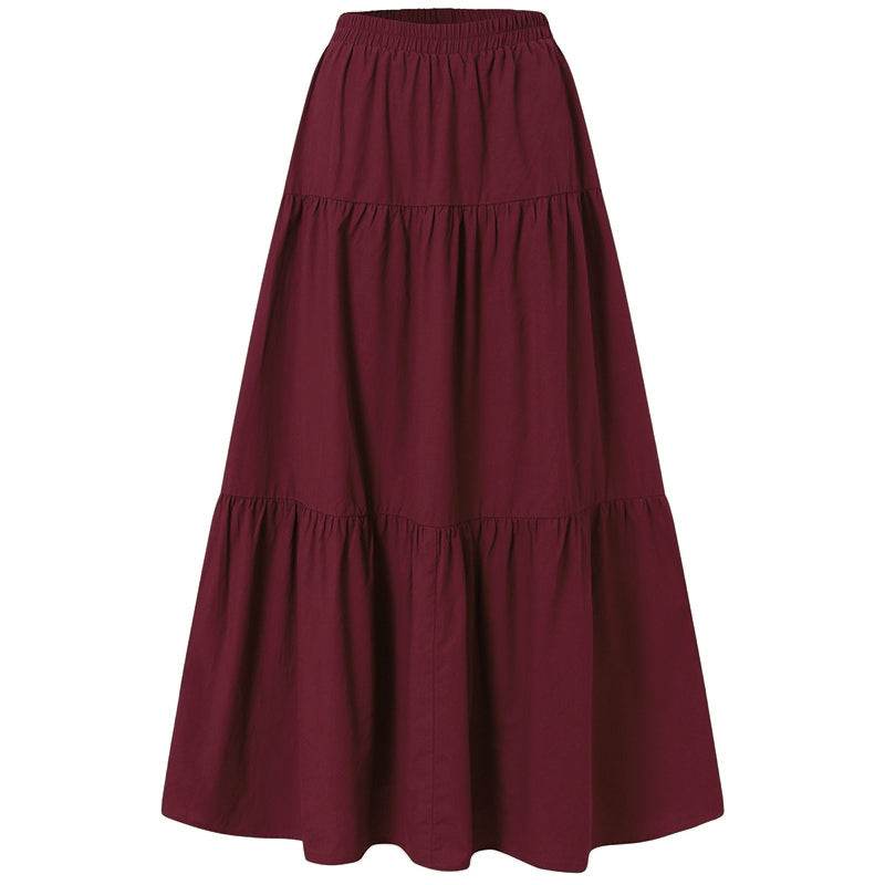 Vintage Pleated Long Skirt - P12 Hub Europe