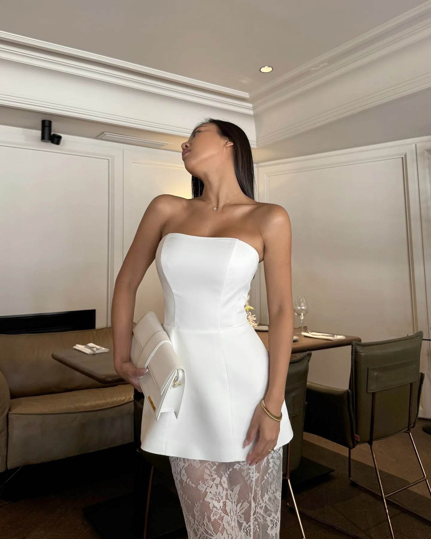 Tornova Strapless Lace Skirt Set - P12 Hub Europe