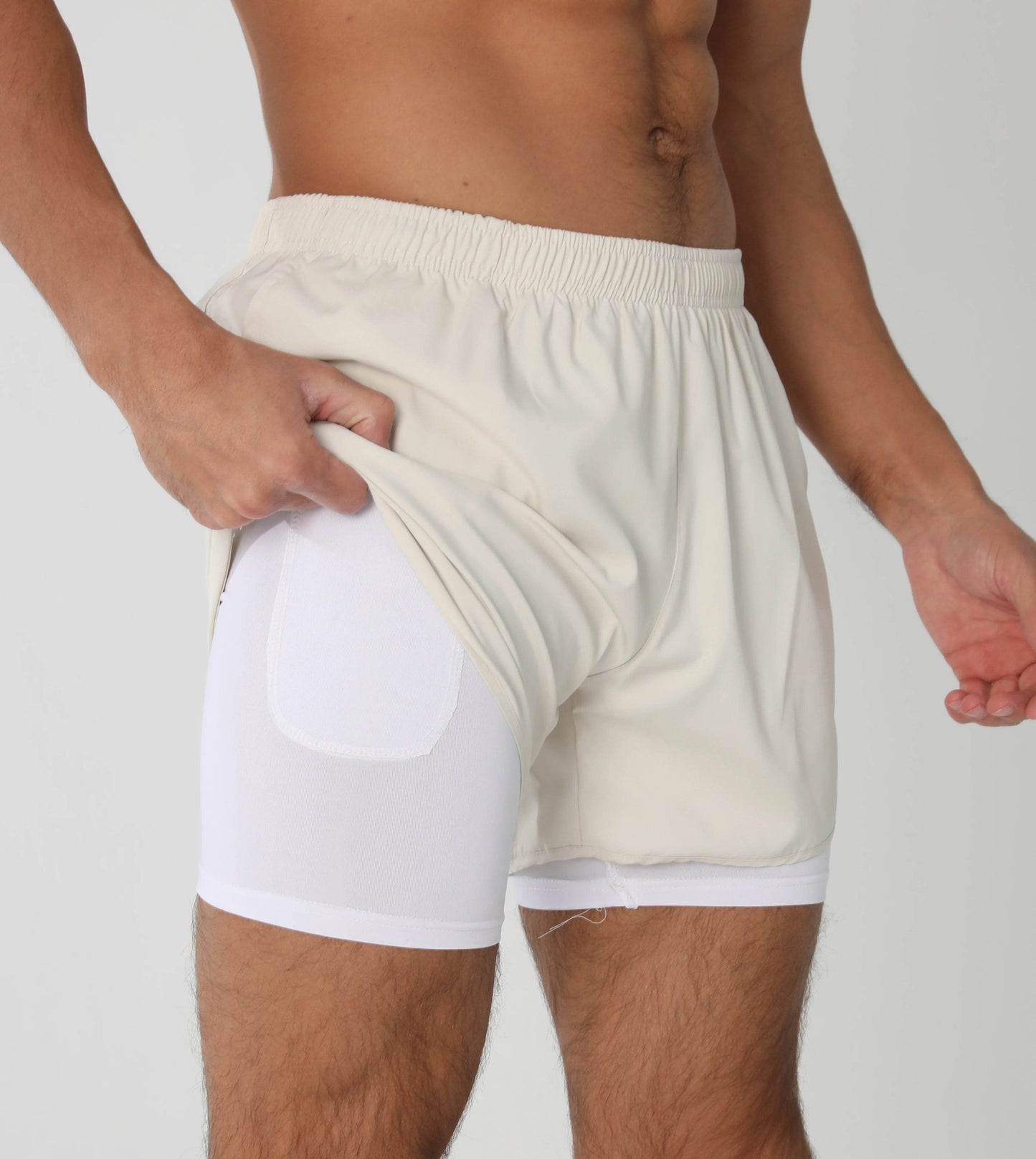 Men's Gym Liner Running Shorts - P12 Hub Europe