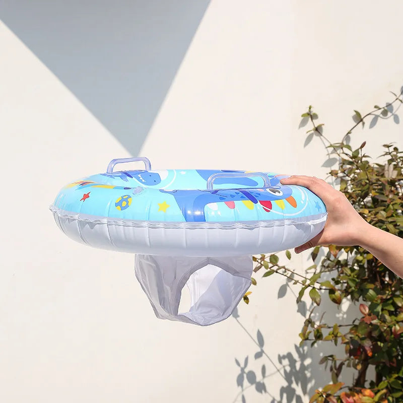 Inflatable Toys Kawaii Kuromi Swimming Ring Cartoon Cute Anti-rollover Kids' Floats Inflatable Baby Swimming Ring Kids Gift