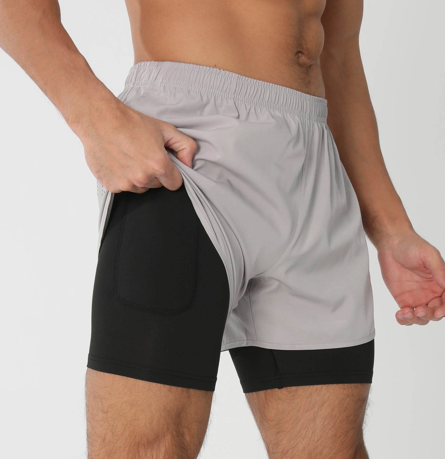 Men's Gym Liner Running Shorts - P12 Hub Europe