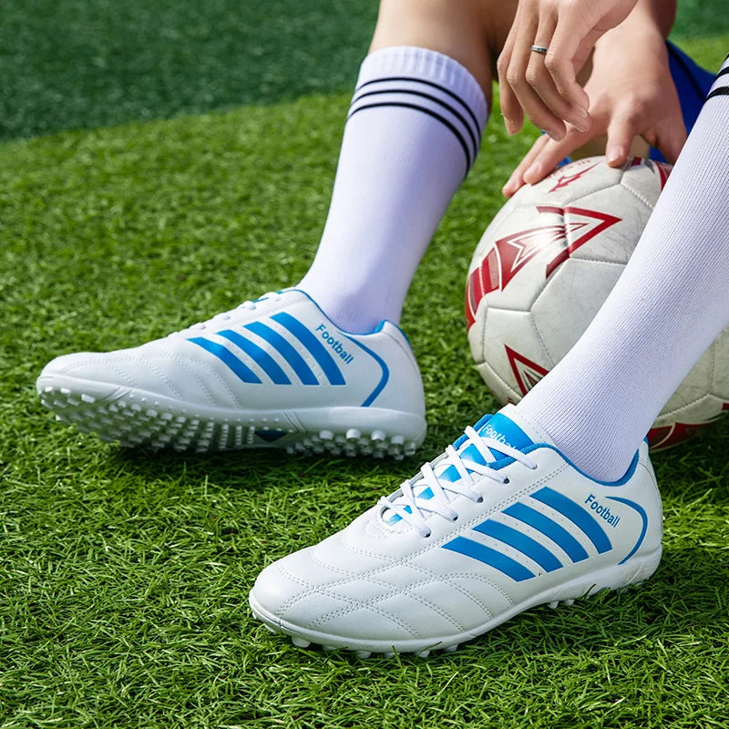 Original Brand Men Kids Turf Soccer Shoes Cleats Professional Men's Society Football Boots Luxury Football Futsal Shoes Sneakers