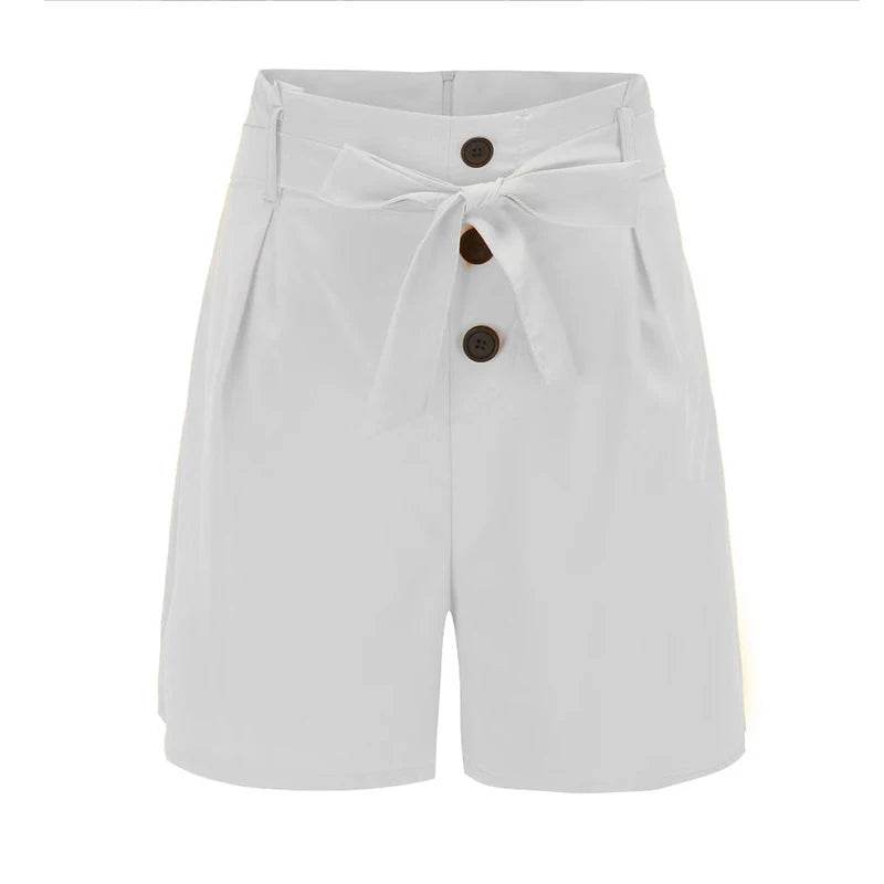 Button Front Tie Shorts - P12 Hub Europe