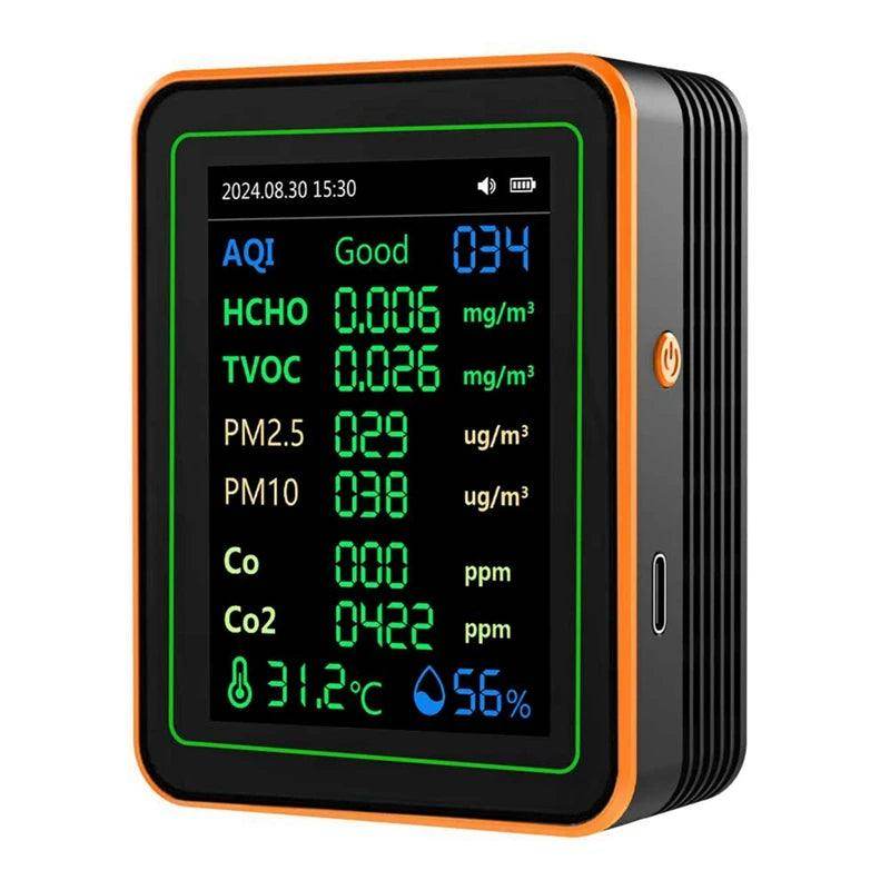 12-in-1 Air Quality Monitor, PM2.5/10, CO, CO2 | Home, Office - P12 Hub Europe