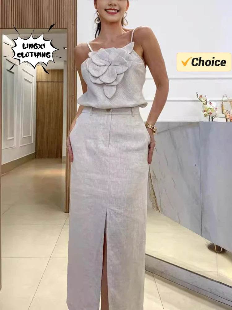 Flower Cotton Skirt Set - P12 Hub Europe
