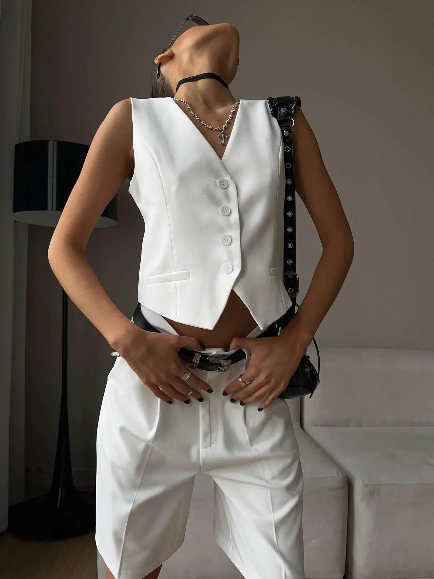 Wolfeel Chic Vest Shorts Suit - P12 Hub Europe