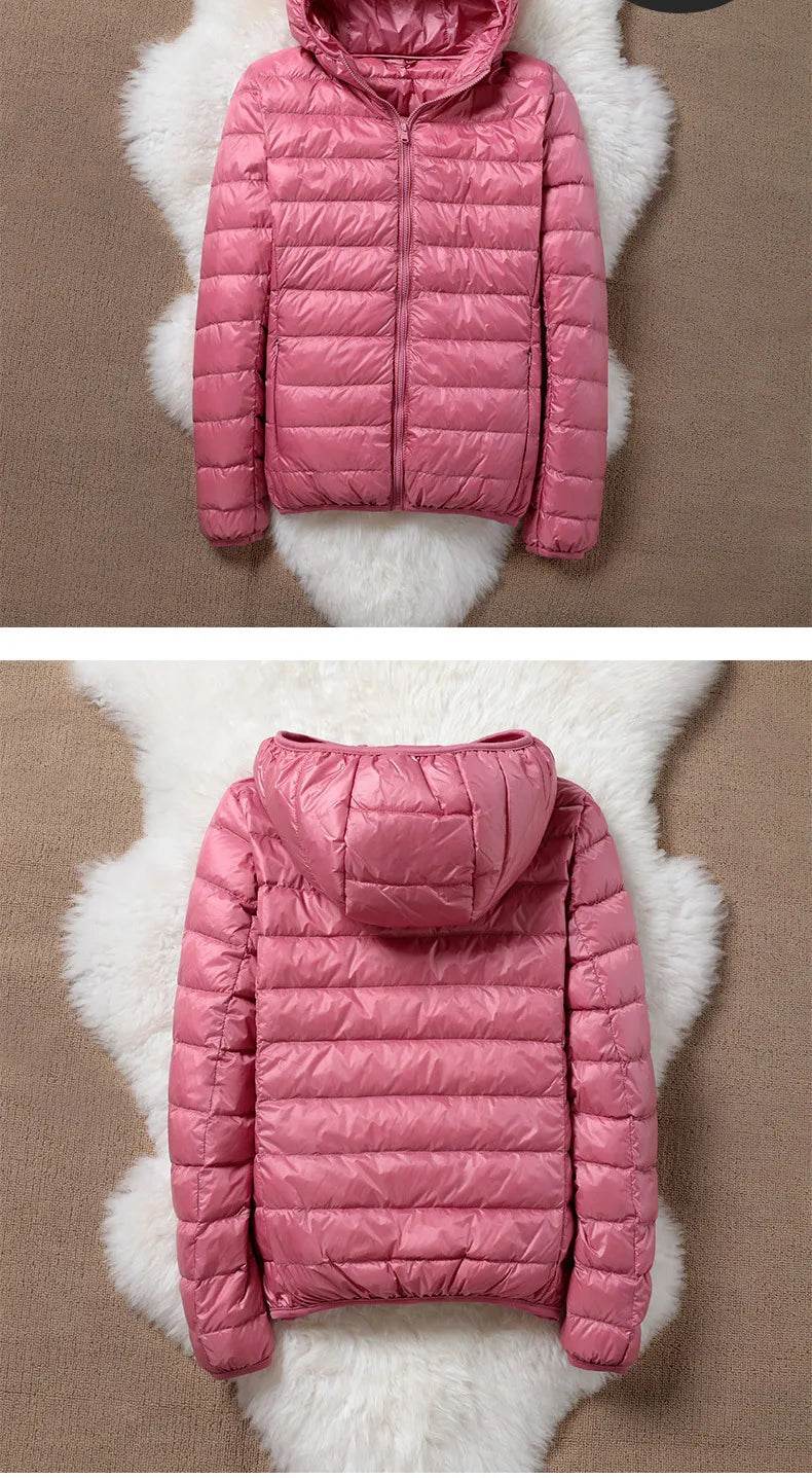 Women's Ultralight Hooded Down - P12 Hub Europe
