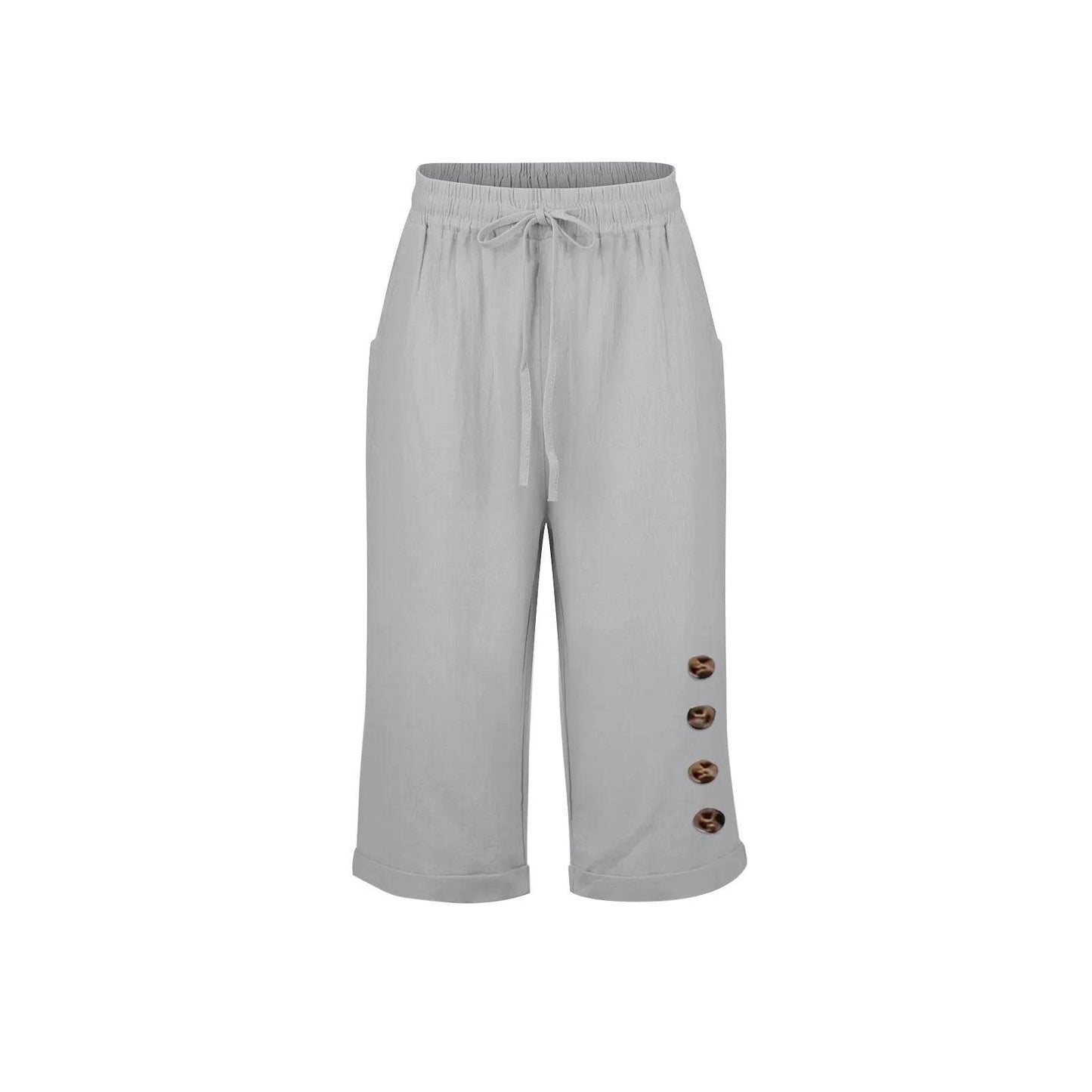 Women's Summer Cotton Linen Pants - P12 Hub Europe
