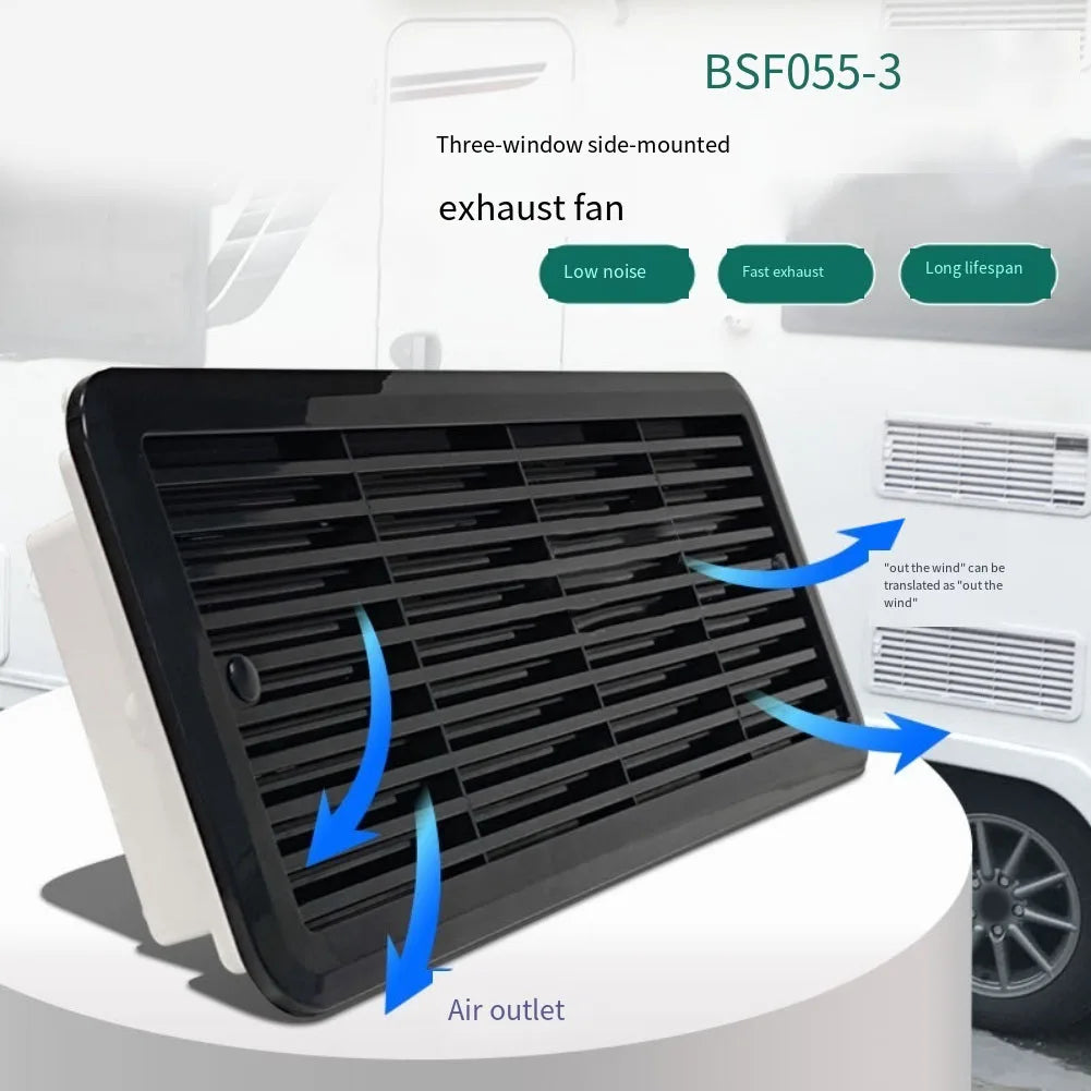 Campervan Cooling Vent Louvers For Thetford Refrigerator Vent Mounting Grille 62445480 Caravan Motorhome RV Side Vent Fan