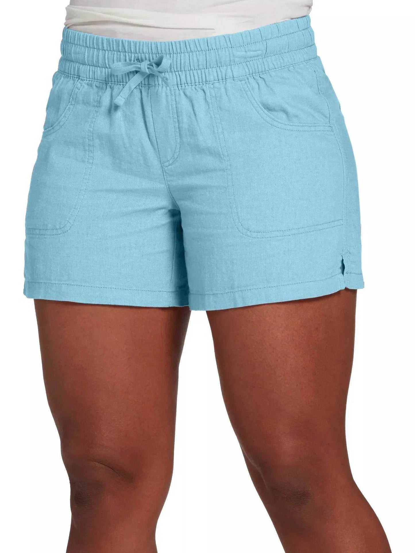 Women Elastic Waist Split Shorts - P12 Hub Europe