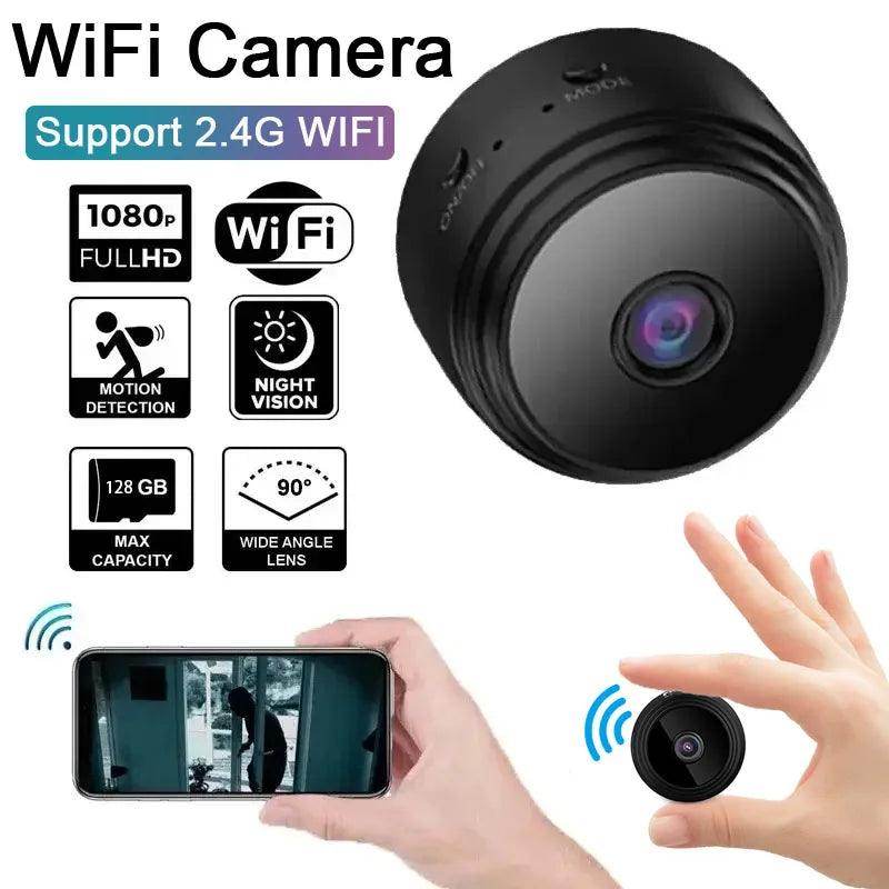 Mini WiFi Camera A9 1080P Night Vision, Remote App - P12 Hub Europe